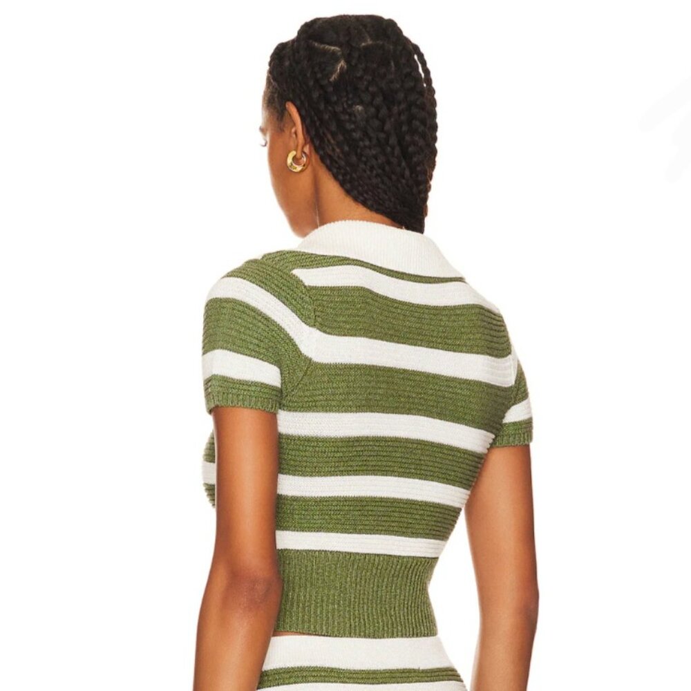 L'Academie Drea Strpied knit Top - Picture 4 of 4